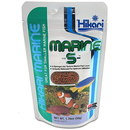 Hikari Marine S Pellet Fish Food - 50 Gram