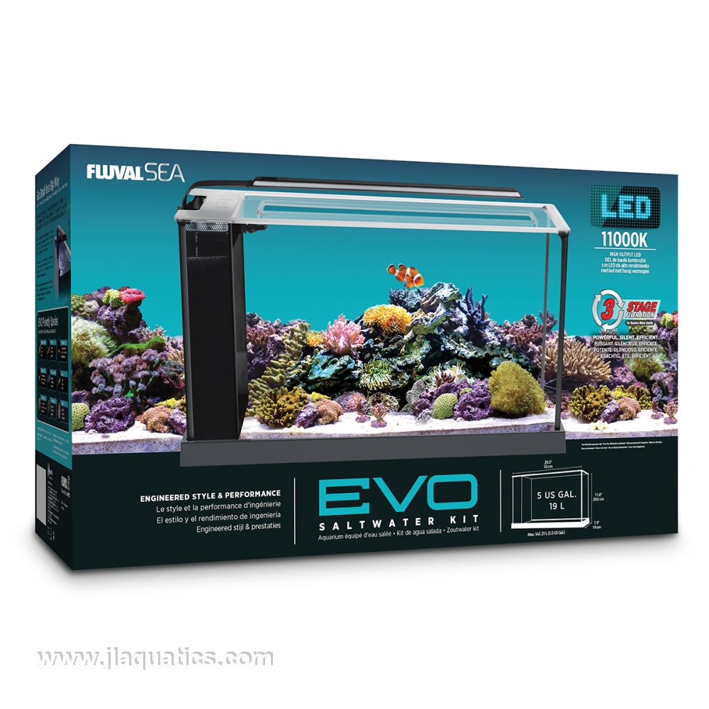 【⭐︎ゆっこ⭐︎】water life series Fluval Sea EVO Aquarium Kit - 5 Gallon | JLAquatics Canada – J&L