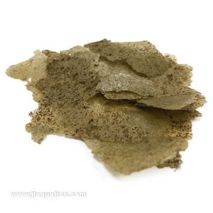 Vitalis Algae Flake Food closeup of flakes to feed your fish