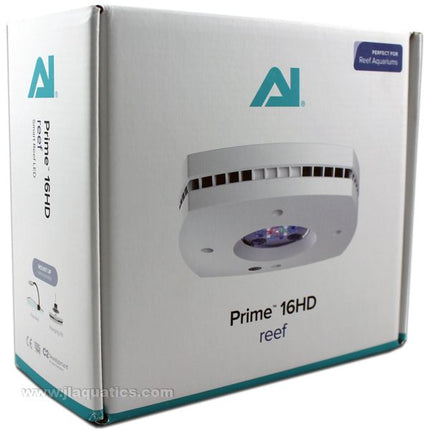 AI Prime 16HD LED for reef aquariums front of box