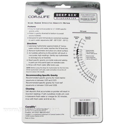 Coralife Deep Six Hydrometer