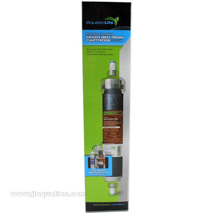 Aquatic Life Inline DI Resin Cartridge for RO unit side of box