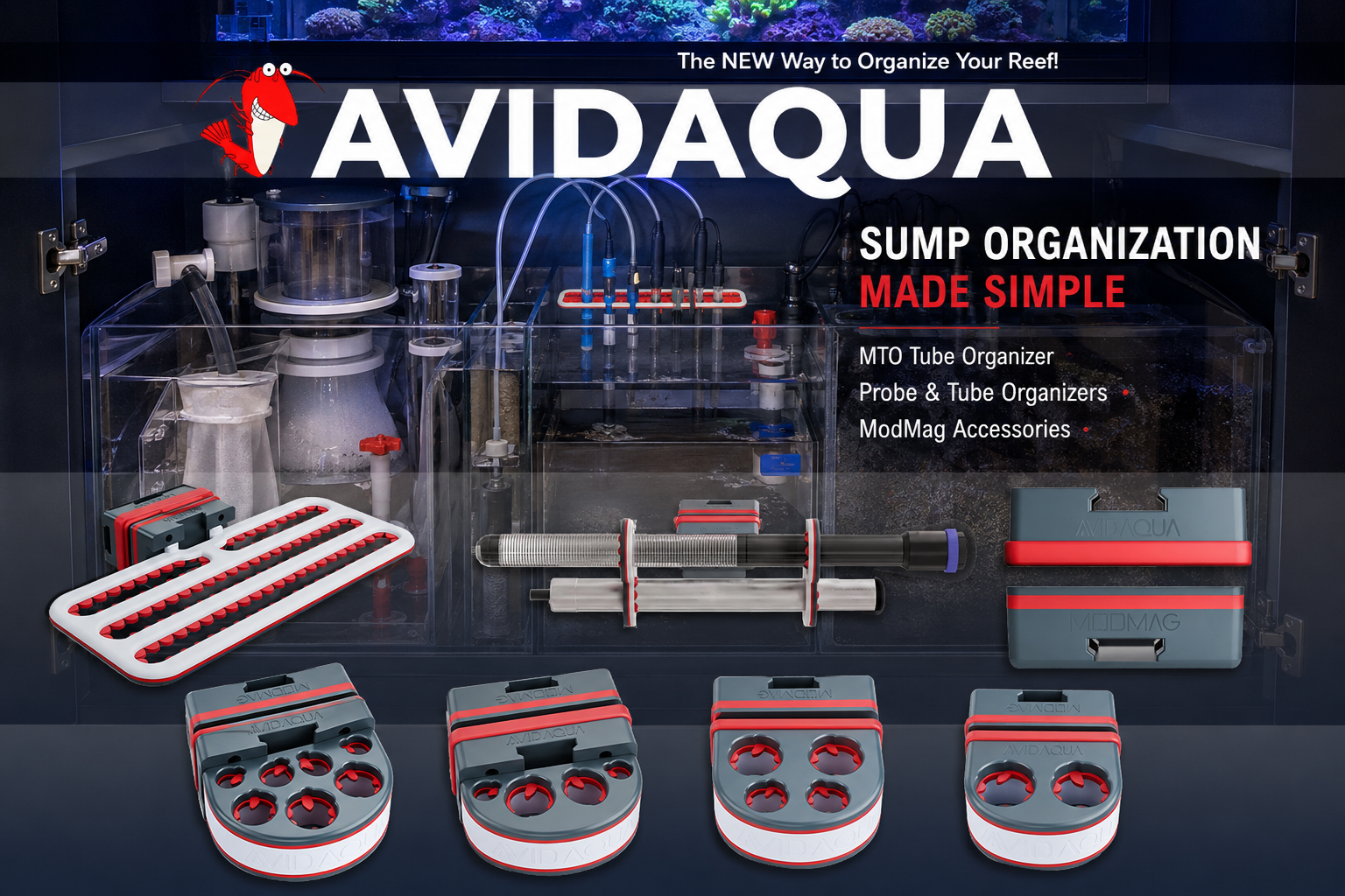 Clean Up Your Reef Sump: How AvidAqua Helps Organize Tubing, Probes, and Everyday Equipment