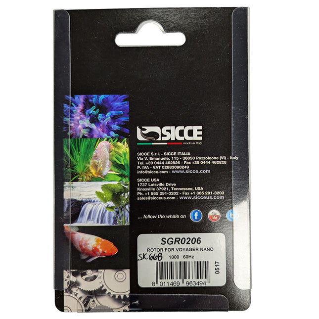 Sicce Rotor for Voyager Nano 1000 - SGR0206 - OPEN BOX/NON-STOCK ITEM