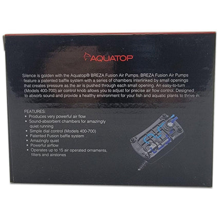 Aquatop Breza Fusion Air Pump - AP-400 features and background of aquatop air pumps