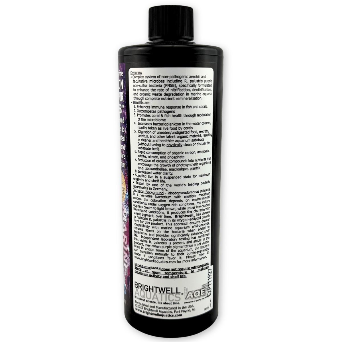 Brightwell Aquatics MicroBacter Purple M overview and benefits