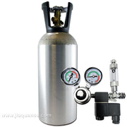 CO2 Cylinder/CO2 Regulator/Valve & Solenoid Package - 10lb