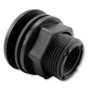 Double Threaded Bulkhead Fitting (1/2 Inch)