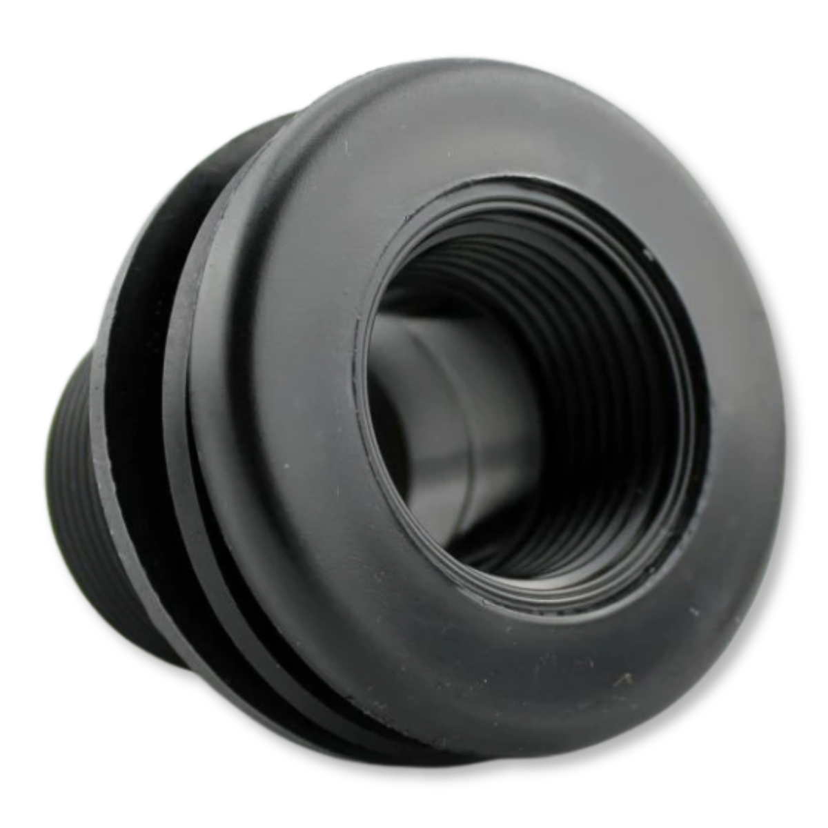 Double Threaded Bulkhead Fitting alternate top view