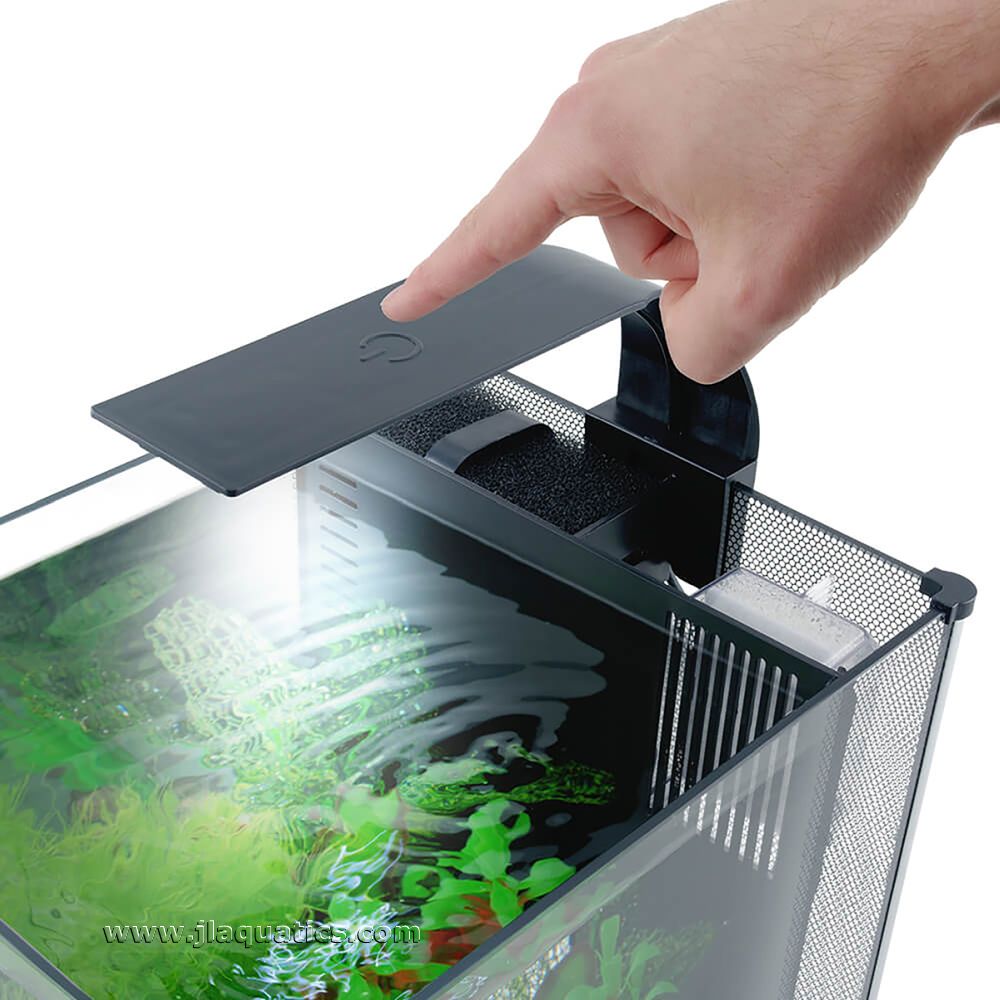 Fluval Betta Premium Aquarium Kit LED Lighting Canopy.