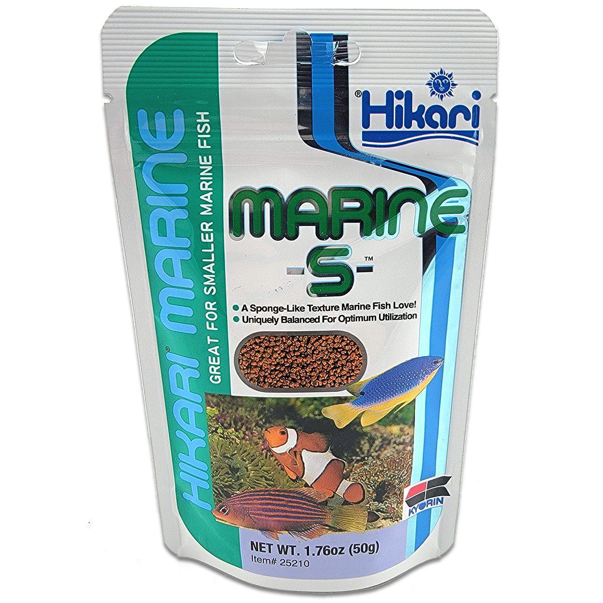 Hikari Marine S Pellet Fish Food - 50 Gram