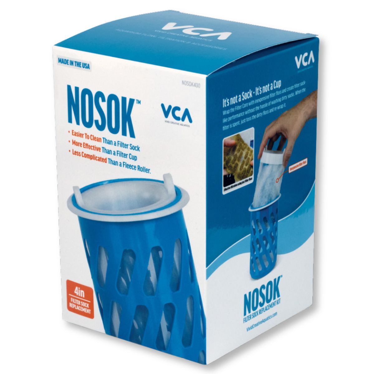 Vivid Creative NOSOK Filter Sock Replacement - 4 Inch