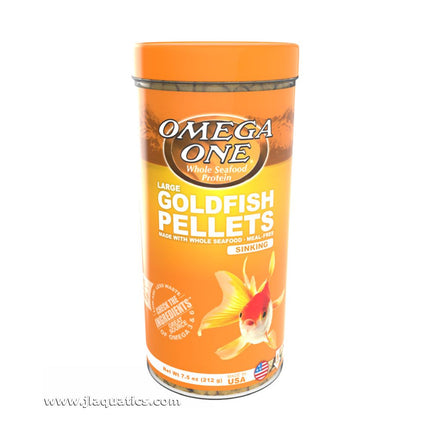 Omega One Goldfish Large Pellet Fish Food - 212g