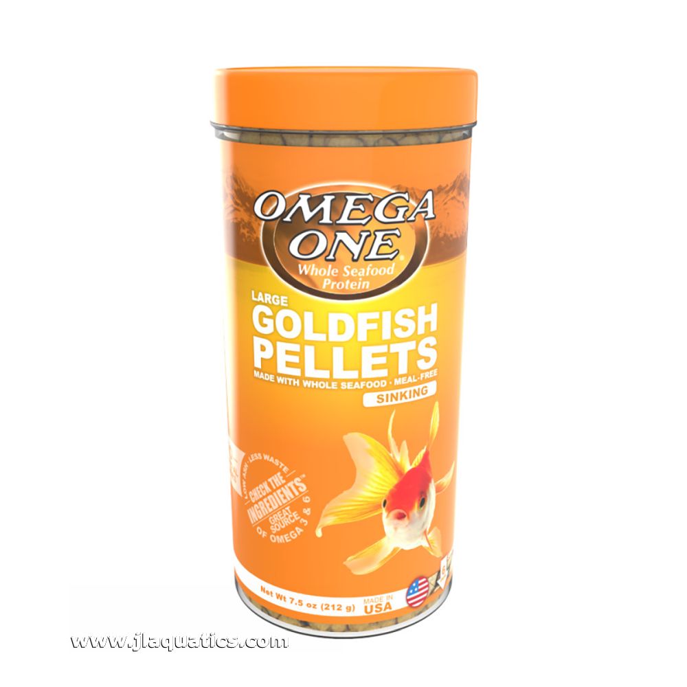 Omega One Goldfish Large Pellet Fish Food - 212g
