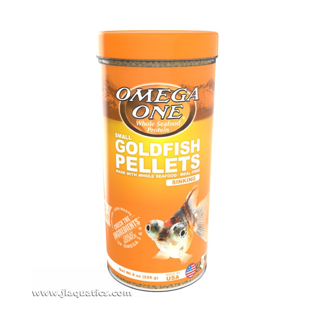 Omega One Goldfish Small Pellet Fish Food - 226g