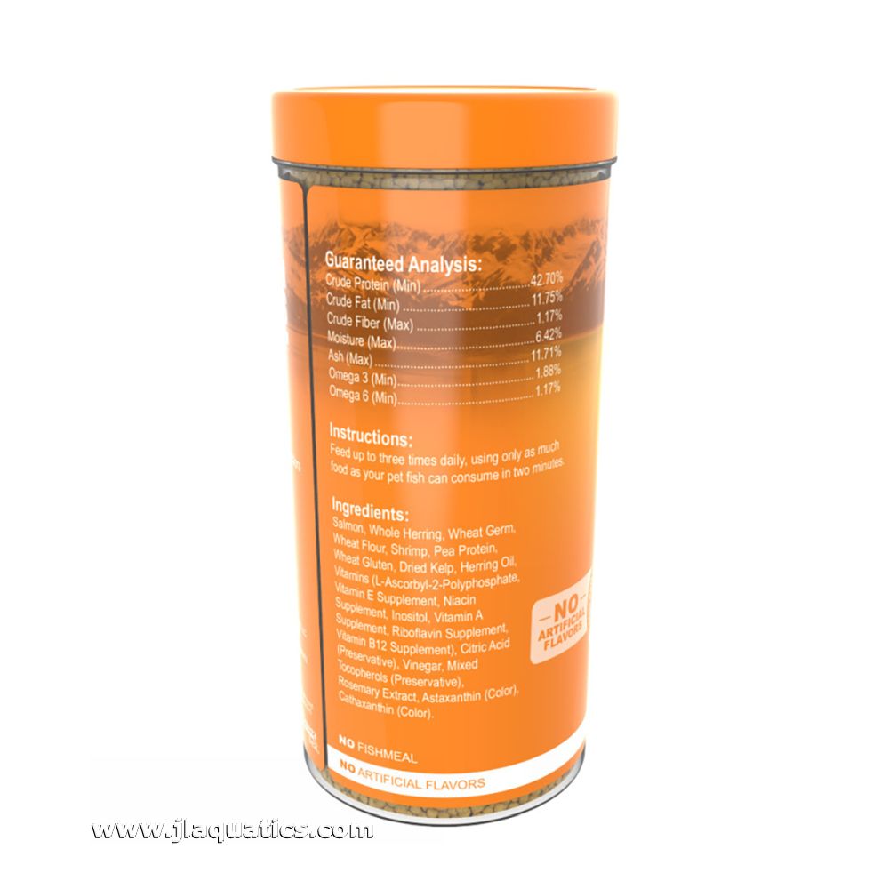 Omega One Goldfish Small Pellet Fish Food - 226g instructions and ingredients