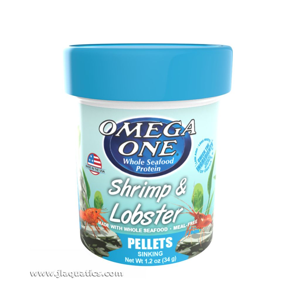 Omega One Sinking Shrimp and Lobster Pellet Food - 34g