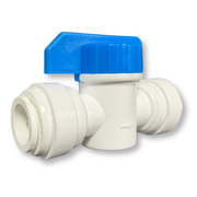 RO Inline Ball Valve Fitting (3/8 x 3/8 Quick Connect)