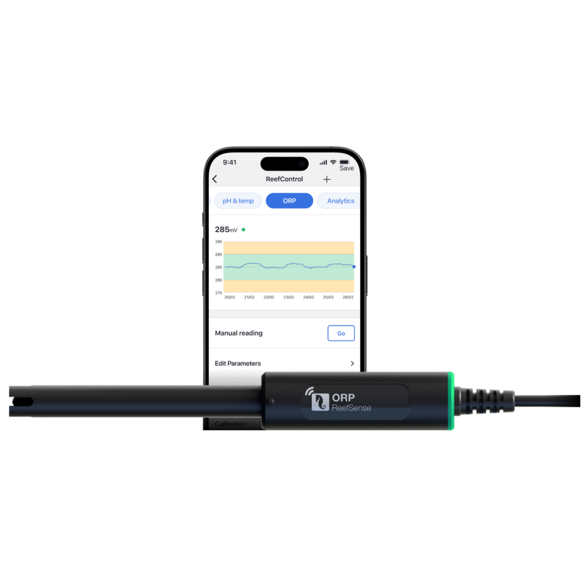 Red Sea ReefSense ORP Probe with in-app connectivity