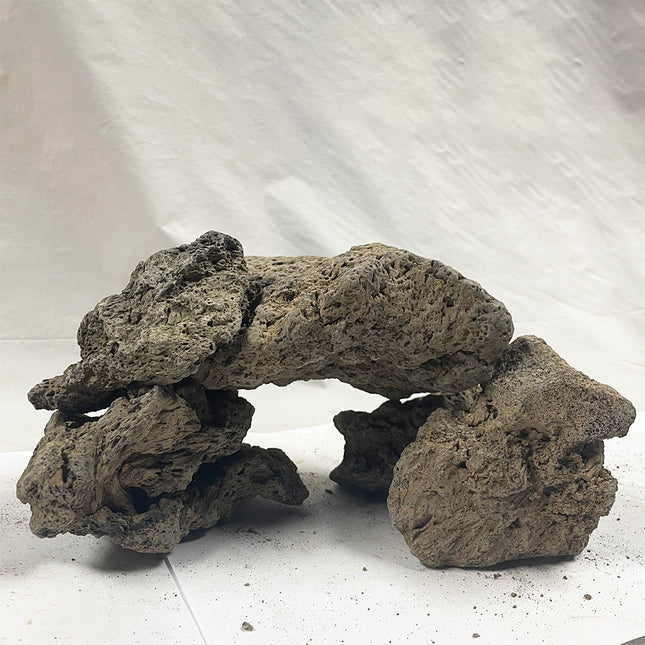 Reef Crest Black Lava Stone - 1lb