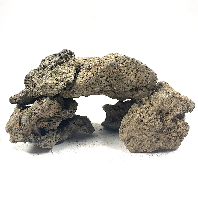 Reef Crest Black Lava Stone - 1lb