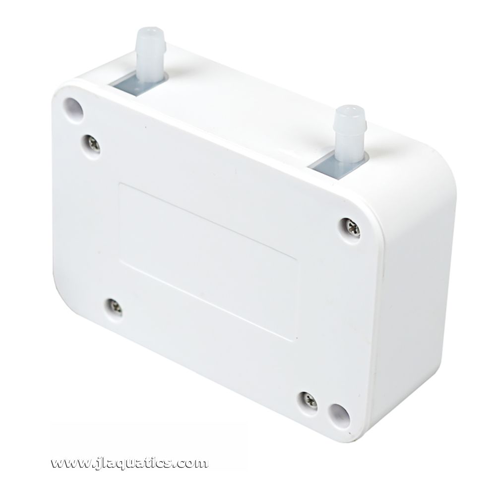 Reef Crest Mini Ozonizer - 500mg/Hour side view with output.