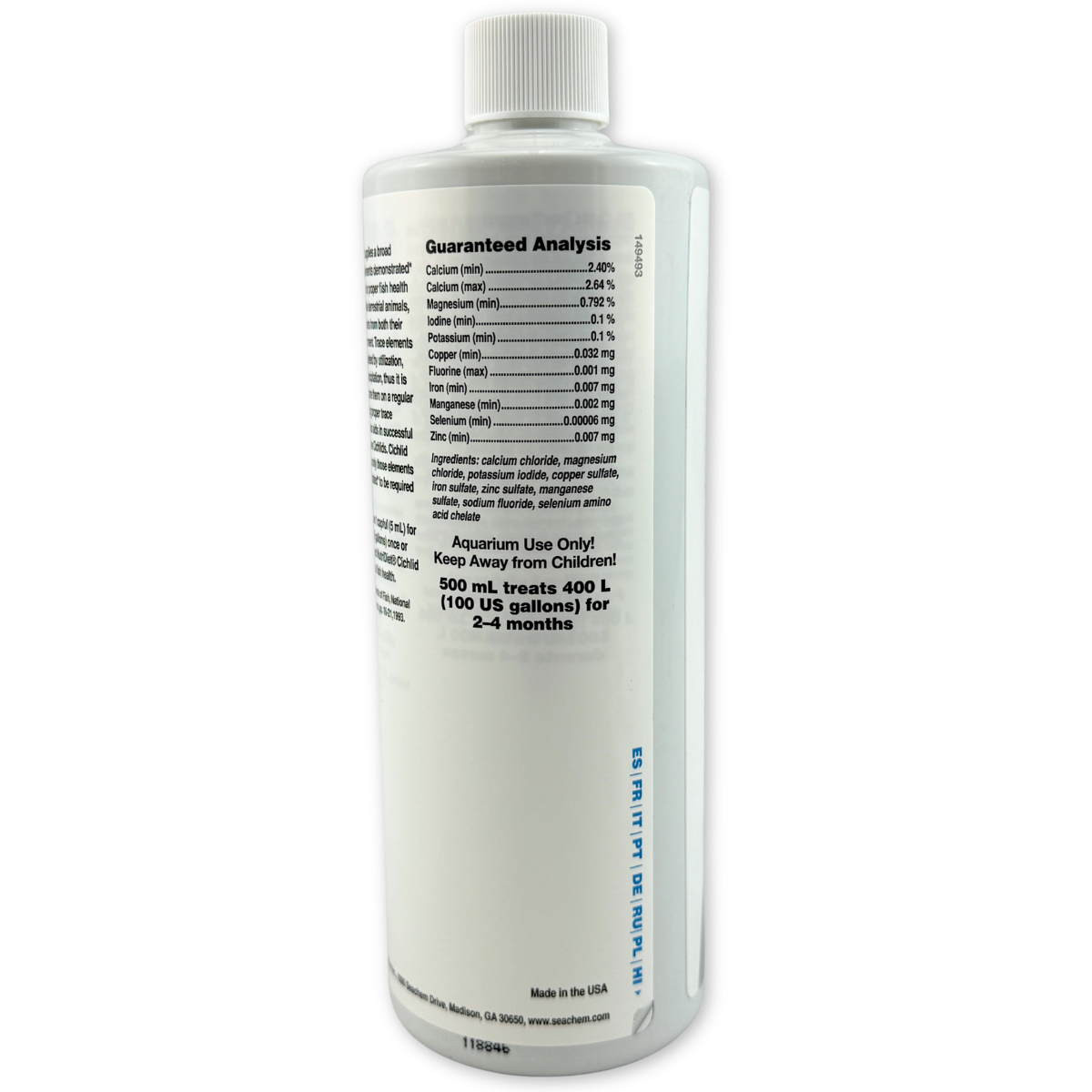 Seachem Cichlid Trace nutrition