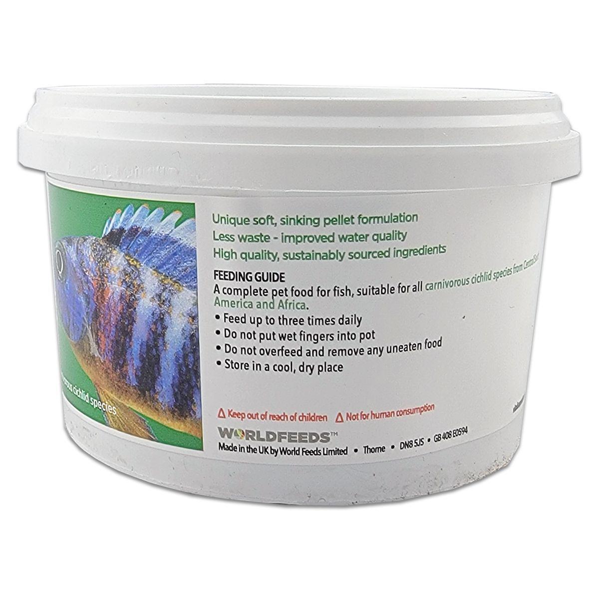 Vitalis Cichlid Carnivore Pellets features and feeding guide