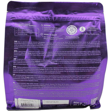 AquaForest Reef Mineral Salt - 800 Gram features and dosing instructions for reef aquariums