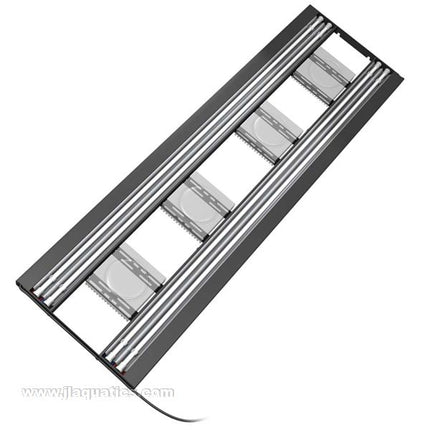 61 Inch Aquatic Life Hybrid G2 T5/LED Light Fixture  underside view with lights installed