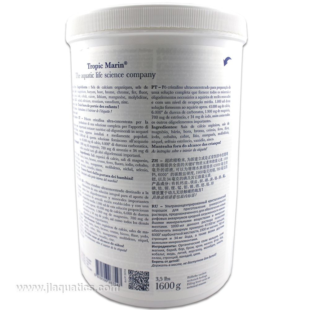 Tropic Marin All-For-Reef - 1600 Gram – J&L Aquatics Ltd.
