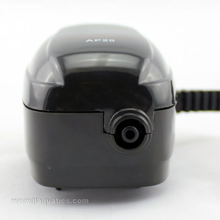 Aquatop Breza Air Pump - AP-20 front view of air outlet for aquarium oxygenation