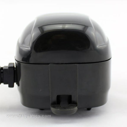 Aquatop Breza Air Pump - AP-20 back view showing small size of powerful aquarium air pump