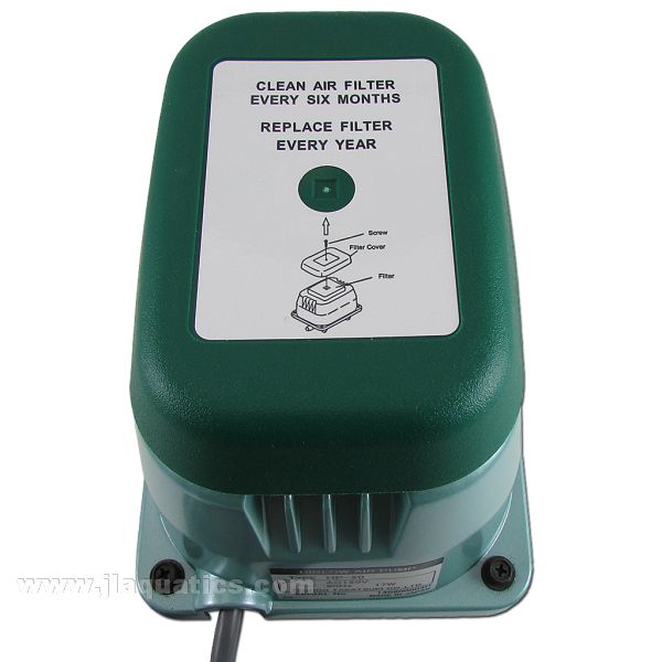 HiBlow HP 20 Air Pump top view where you can change your air filter