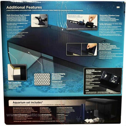 Fluval Sea Flex Saltwater Aquarium Kit - 32.5 Gallon Black