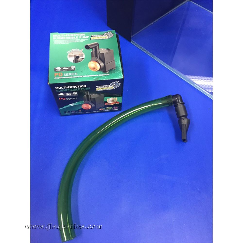 Aqua Japan All In One Peninsula Aquarium water pump and tubing return.