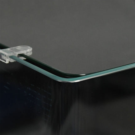 close-up of corner on the Aqua Japan Q50 Ultra Clear All In One Aquarium