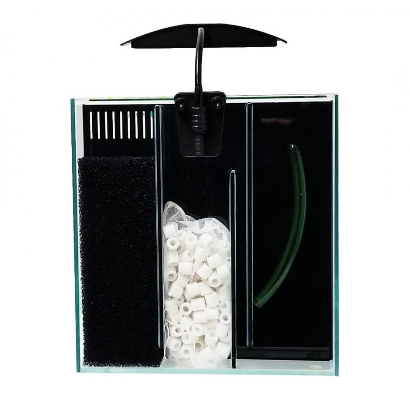 Filter chamber on the Aqua Japan Q60 Ultra Clear All In One Aquarium