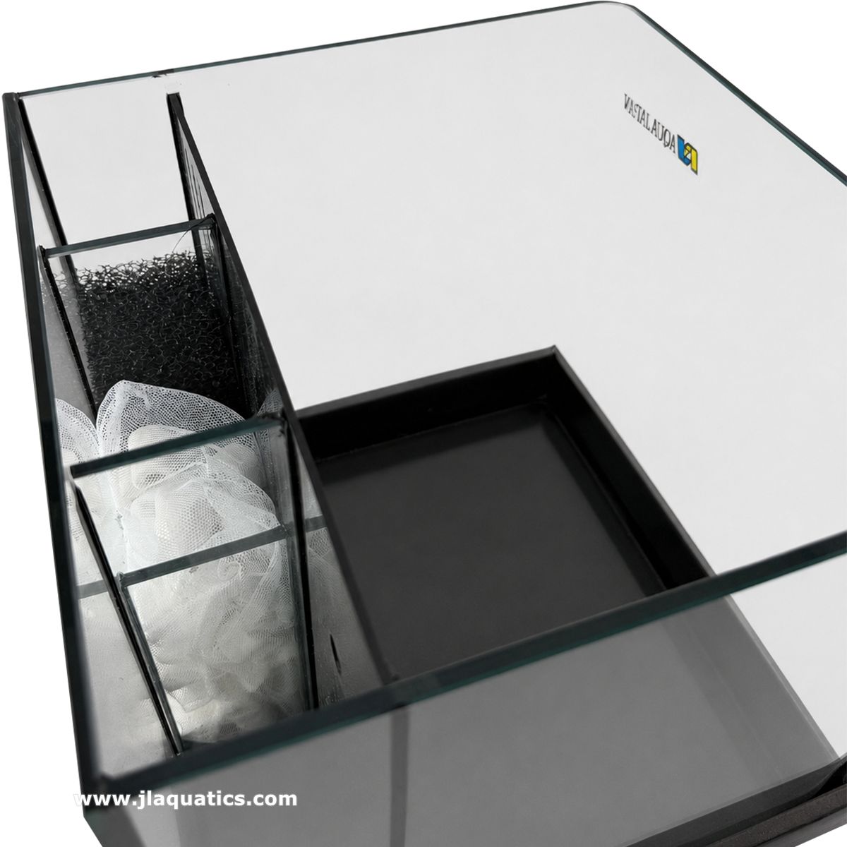 Aqua Japan AJ25 All In One Aquarium built in filter compartments with filter media