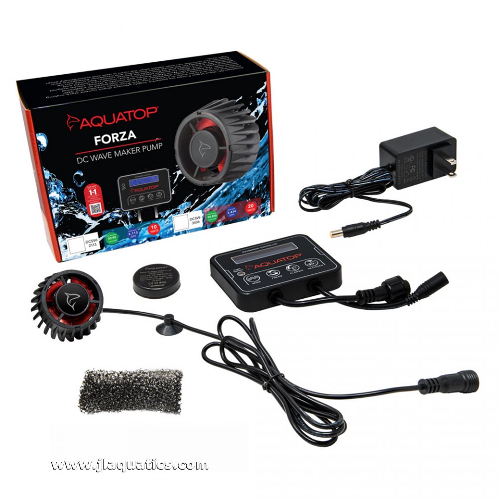 Aquatop Forza Slim Wavemaker DC Pump - 3434GPH package contents