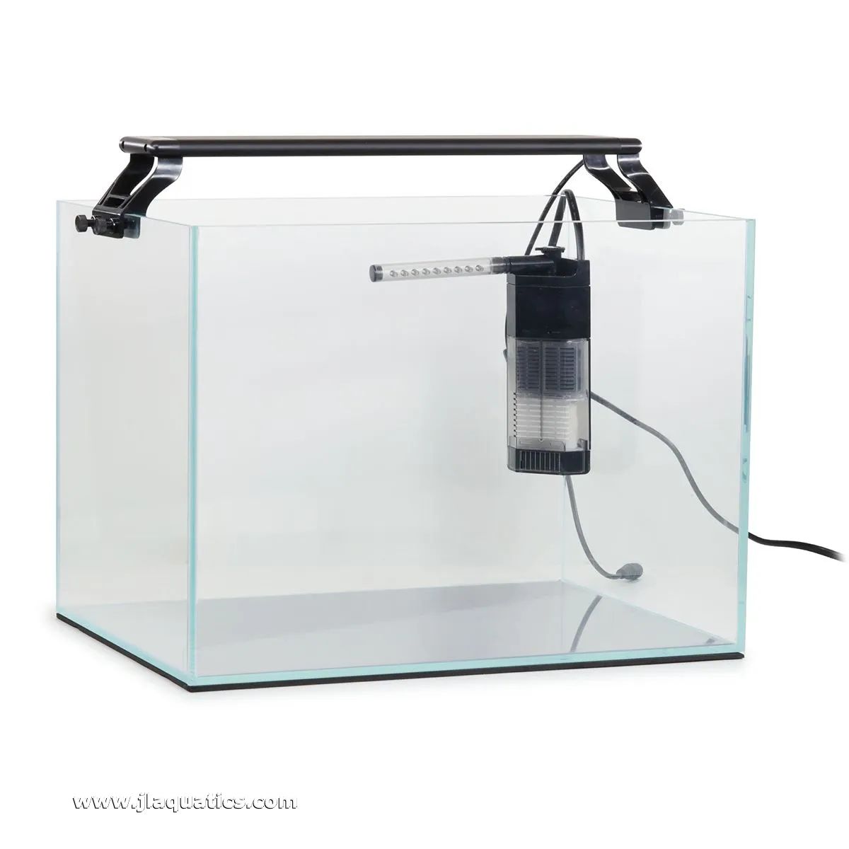 AquaZen 10 Gallon Scapers Kit Complete Aquarium tank, light, and internal corner filter