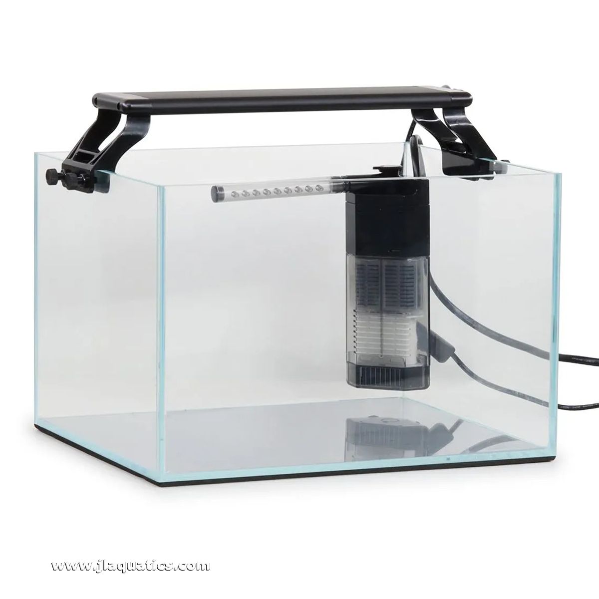 AquaZen 4 Gallon Scapers Kit Complete Aquarium tank, light, and nano corner filter