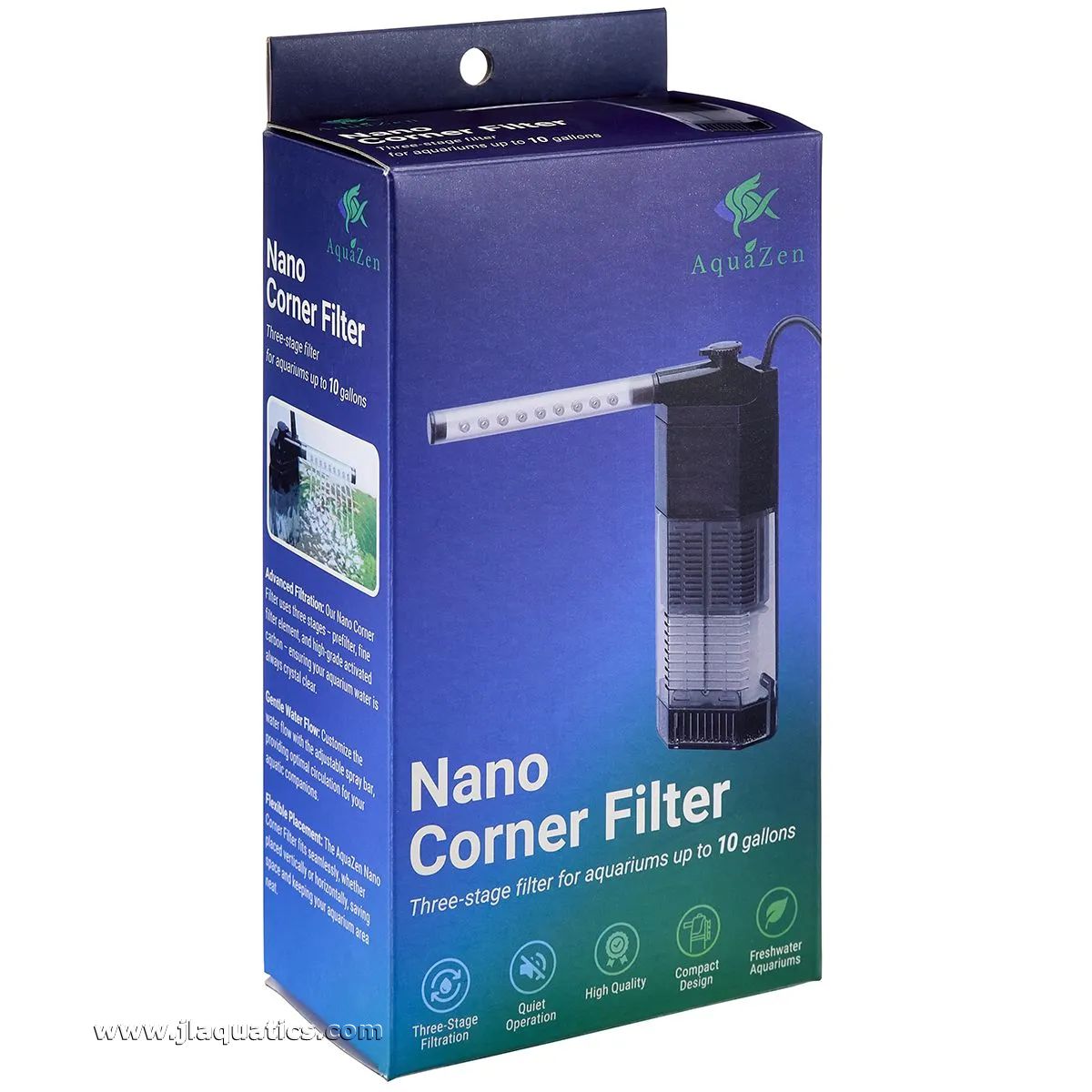 AquaZen Nano Corner Filter