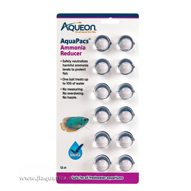 Aqueon AquaPacs Ammonia Reducer - 12 Pack