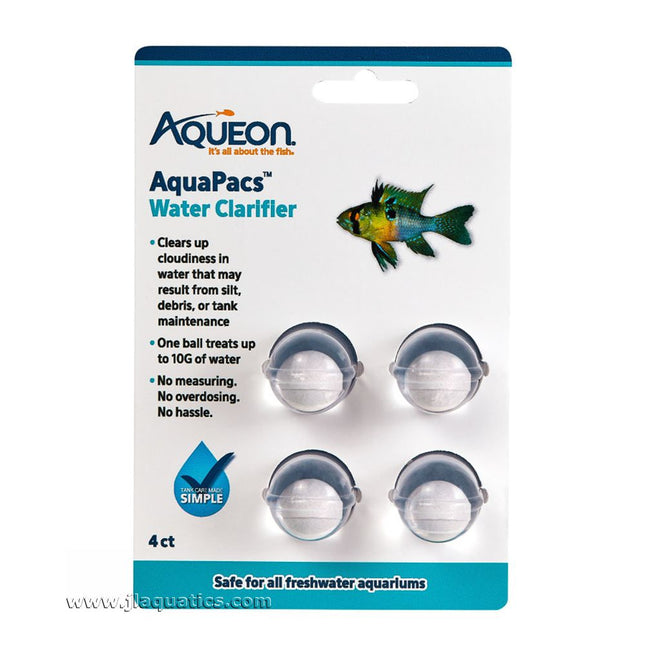 Aqueon AquaPacs Water Clarifier - 4 Pack