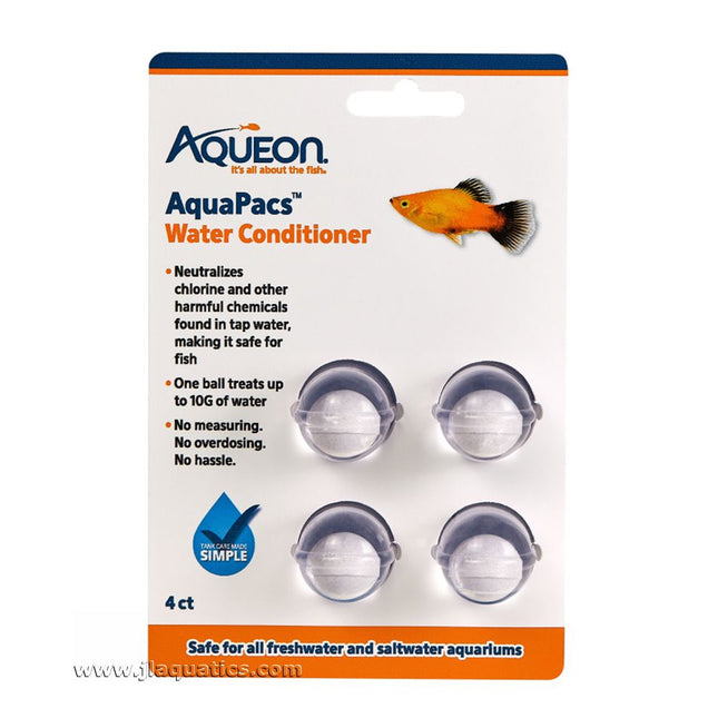 Aqueon AquaPacs Water Conditioner - 4 Pack