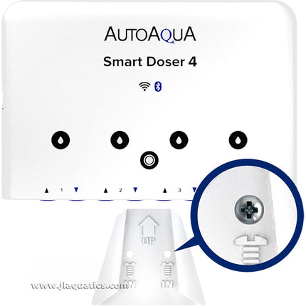 AutoAqua Smart Doser 4 comes with a bracket to adjust how this aquarium doser attaches to the back of your tank.