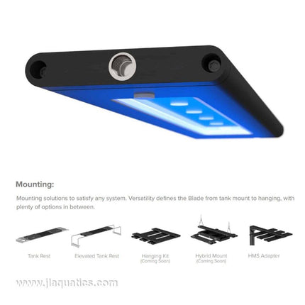 Aqua Illumination Blade Freshwater LED different mounting options