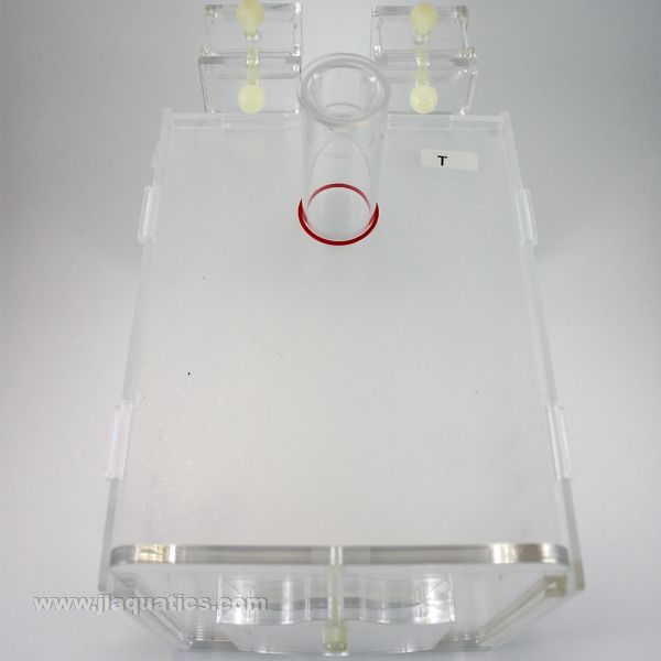 Bubble Magus Collapsible Fish Trap (Small) top view showing food/bait vent