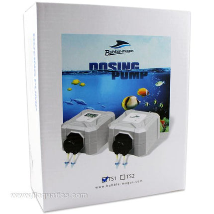 Bubble Magus TS1 Dosing Pump retail packaging